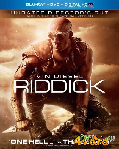 Риддик [Расширенная режиссёрская версия] / Riddick [UNRATED Director's Cut] (2013) HDRip/BDRip 720p