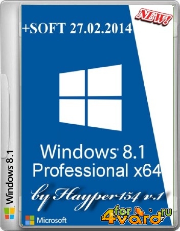 Windows 8.1 Professional v.6.3.9600 x64 by Hayper154 v.1 (2014/RUS)