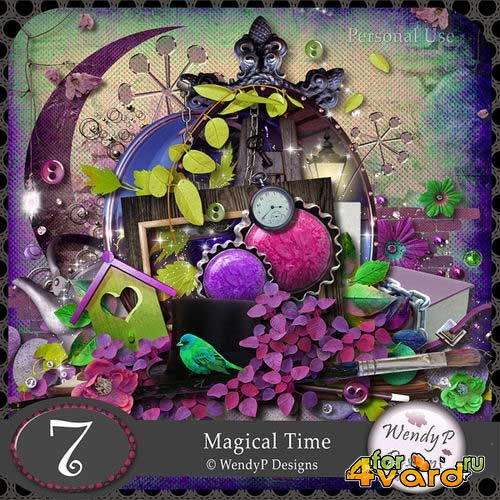 Скрап-комплект с нотками волшебства - Волшебное время 