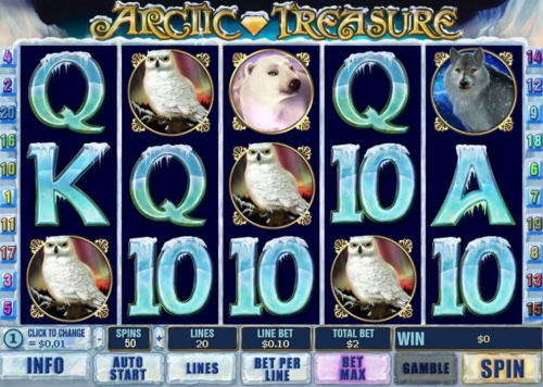 Arctic Treasure в казино Вулкан Ставка 777